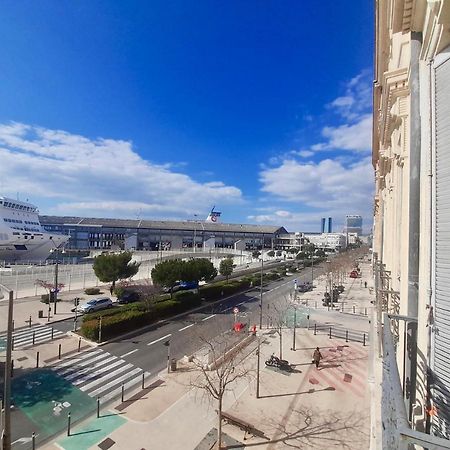 Spacieux Et Lumineux Appartement Vue Mer Joliette Marsilya Dış mekan fotoğraf